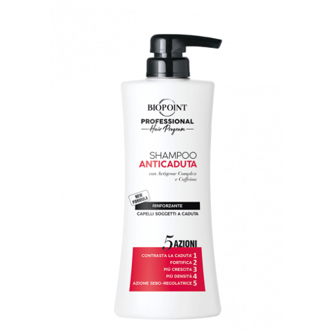 Biopoint Professional Shampoo Anticaduta Rinforzante (Classico-rosso)