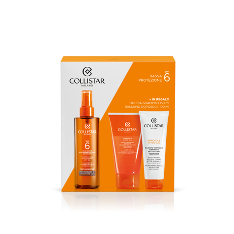 Collistar Cofanetto Olio Secco Superabbronzante Idratante SPF 6