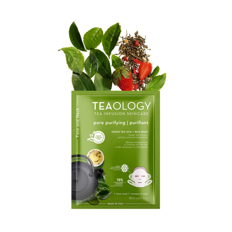 Teaology Green Tea Aha+bha Mask | Purifica E Libera