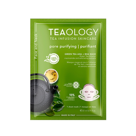 Teaology Green Tea Aha+bha Mask | Purifica E Libera