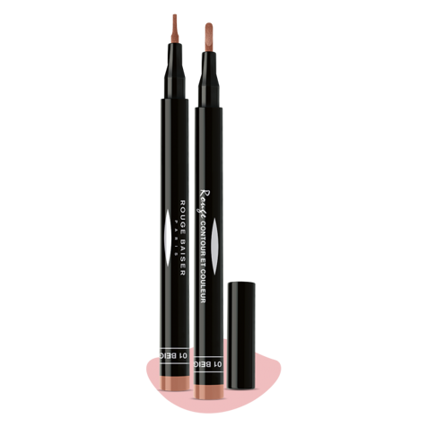 Rouge Baiser Rouge Contour Et Couleur