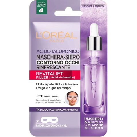 L'Oréal Revitalift Filler Maschera in Tessuto Occhi
