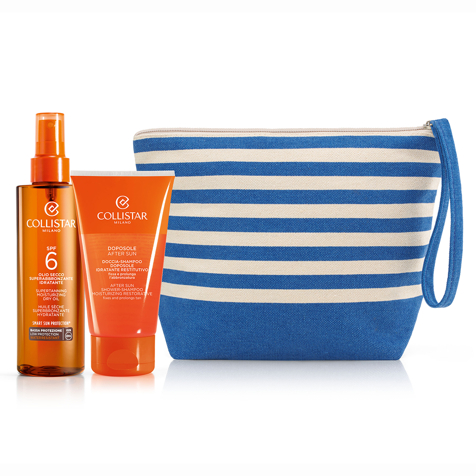 Collistar Cofanetto Olio Secco Superabbronzante Idratante Spf 6