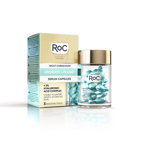 RoC® Multi Correxion Hydrate + Plump Siero Viso in Capsule