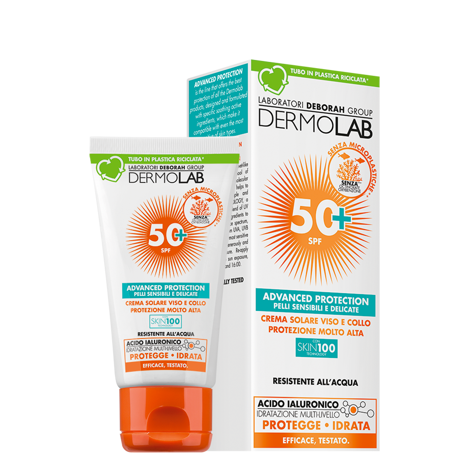 Dermolab Crema Solare Viso e Collo Protezione Molto Alta Advanced Protection