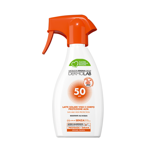 Dermolab Latte Solare Viso e Corpo Protezione Alta SPF 50