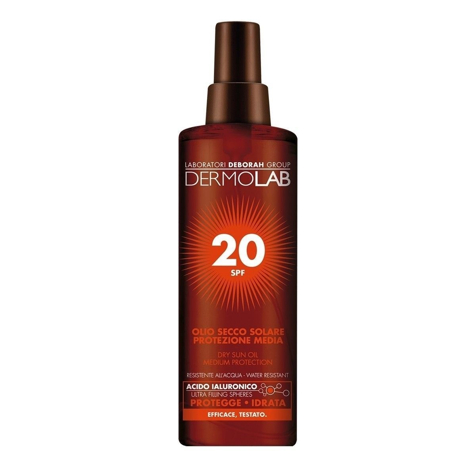 Dermolab Olio Secco Solare Protezione Media SPF 20