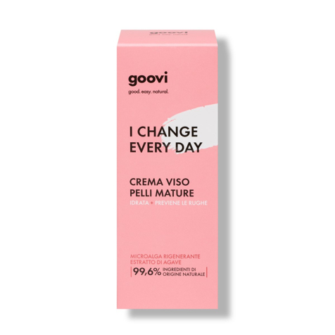 Goovi Crema Viso Pelli Mature - I Change Everyday