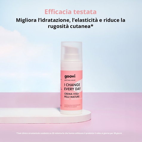 Goovi Crema Viso Pelli Mature - I Change Everyday