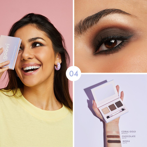 Goovi Palette Ombretti 3 Colori