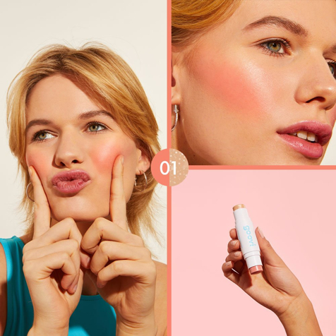 Goovi Blush And Highlighter Stick Duo