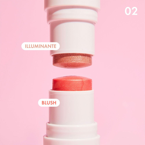 Goovi Blush And Highlighter Stick Duo