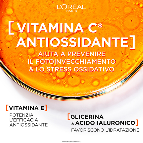 L'Oréal Revitalift Clinical Fluido Anti-UV SPF50+ Protezione molto alta + Vitamina C Antiossidante