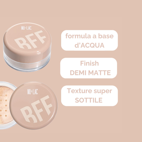 Mulac BFF - Best Face Forever - H2o Cipria Peso Zero In Polvere Libera