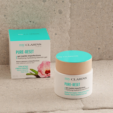 Clarins PURE-RESET Gel Opacizzante Imperfezioni - Pelle Giovane - Opacizzante e Anti-imperfezioni