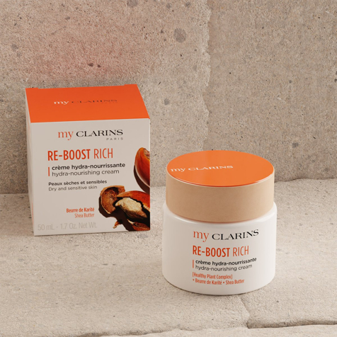 Clarins RE-BOOST Crema Idratante Nutriente - Pelle Giovane - Nutrimento Intenso