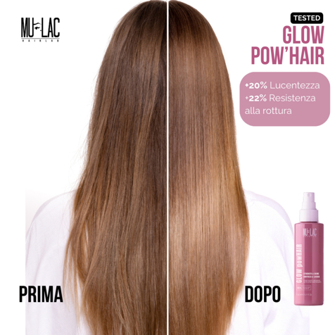 Mulac GLOW powHAIR RINFORZA & LUCIDA - LATTE SPRAY RINFORZANTE