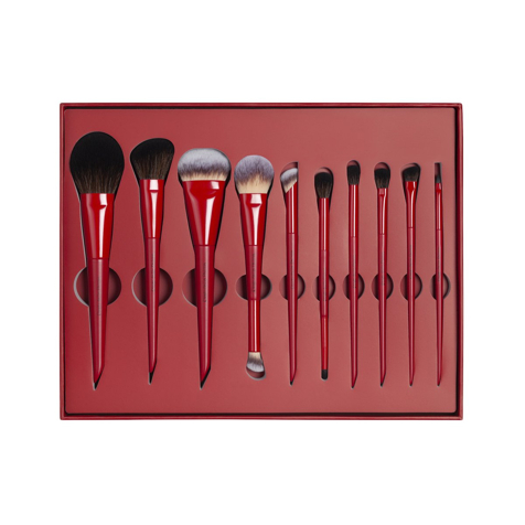 Diego Dalla Palma Milano Essential Pro Makeup Brushes - Set 10 Pennelli Professionali Viso E Occhi