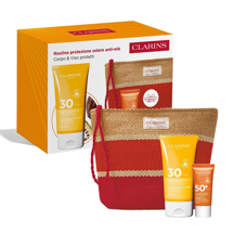 Clarins Routine protezione solare...
