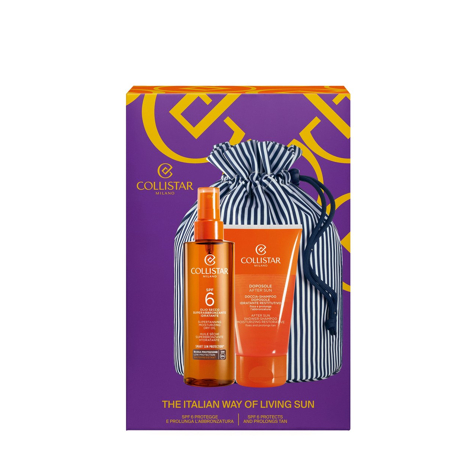 Collistar Cofanetto Olio Secco Superabbronzante Idratante SPF 6