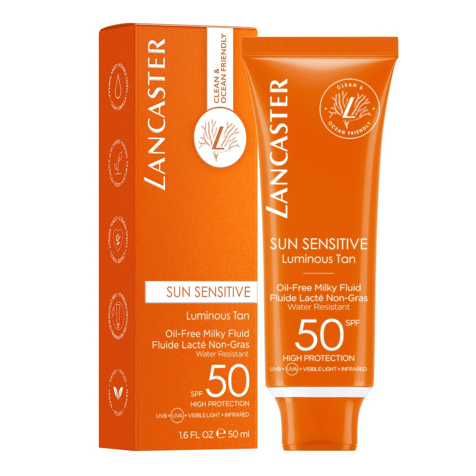 Lancaster Sun Sensitive Oil Free Milky Fluid Face SPF 50