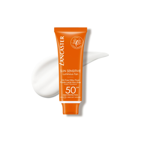Lancaster Sun Sensitive Oil Free Milky Fluid Face SPF 50