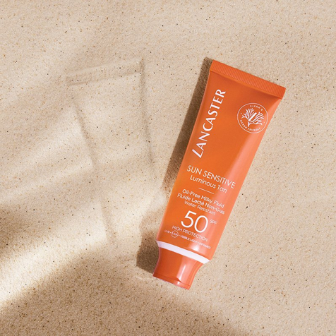 Lancaster Sun Sensitive Oil Free Milky Fluid Face SPF 50