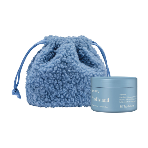 Pupa Teddyland Burro Corpo - Vaso 150ml Latte Di Nocciola E Camomilla Blu