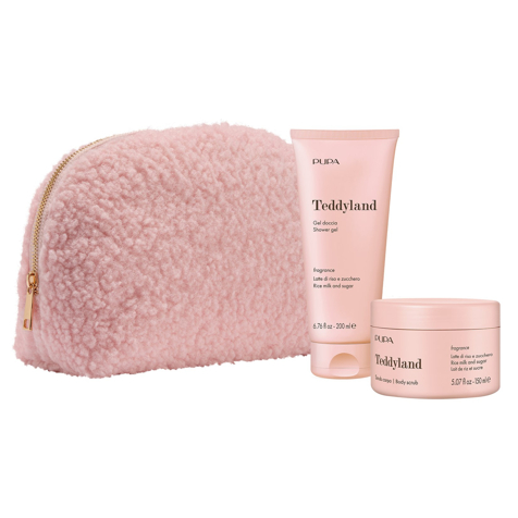 Pupa Teddyland Gel Doccia 200ml E Scrub Corpo 150ml Latte Di Riso E Zucchero
