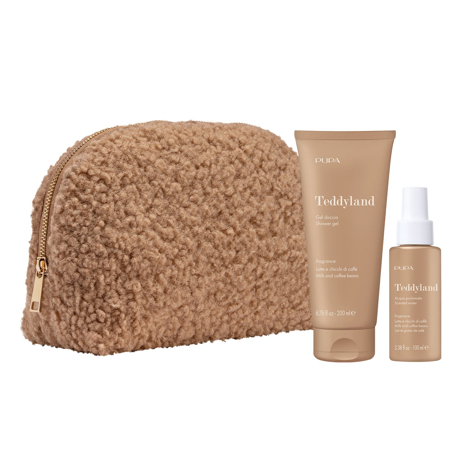 Pupa Teddyland Gel Doccia 200ml E Acqua Profumata 100ml Latte E Chicchi Di Caffe'