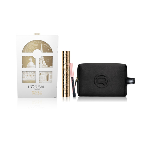 L'Oréal Confezione Le Voyage Enchanté con Mascara Panorama, Mini-Matita Occhi e Pochette