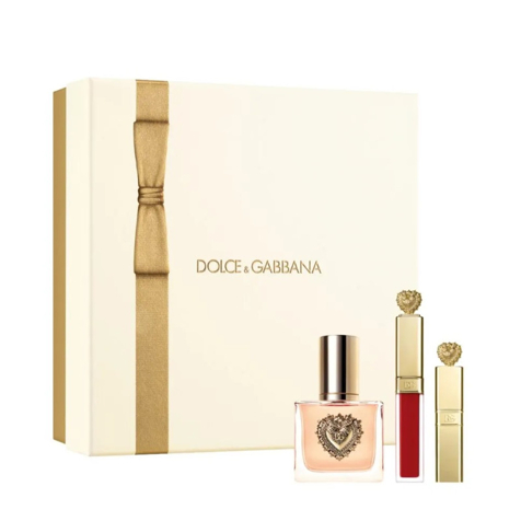 Dolce&Gabbana Cofanetto Devotion Eau de Parfum 30ml con Lip Devotion e Mini Mascara