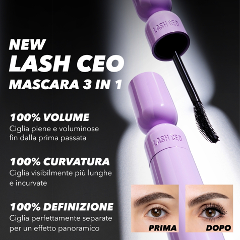 Mulac Lash CEO -  Mascara Volume, Curvatura e Definizione